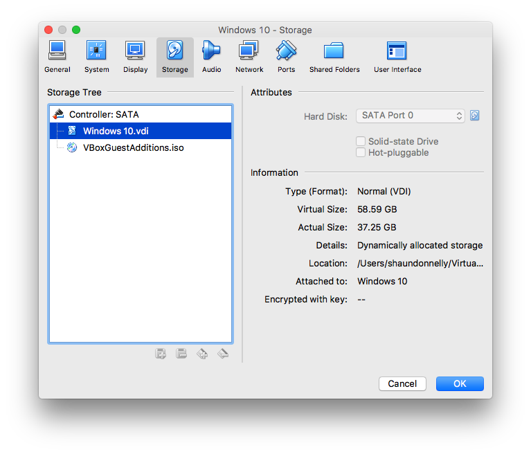 increase disk space virtualbox mac